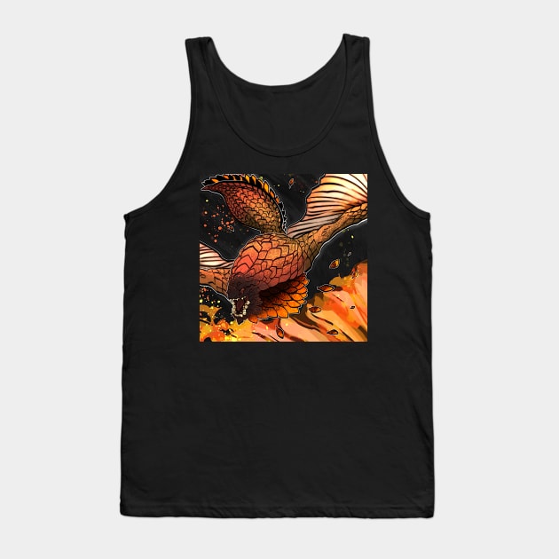 Monster Hunter Bazelguese Tank Top by RudeRubicante